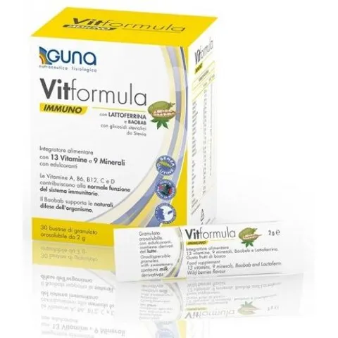 Guna Vitformula Immuno 30 Stick da 2 G – immagine 3