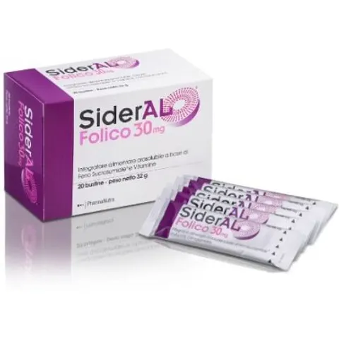 Sideral Folico 20 Bustine Orosolubili – immagine 4