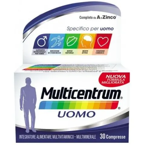 Multicentrum Uomo 30 Compresse – immagine 4