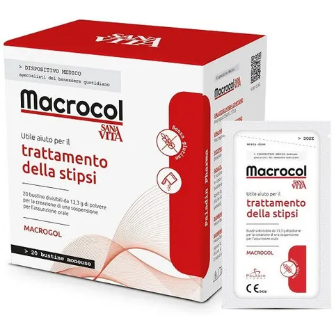 Sanavita Macrocol Plus Integratore Intestino 20 Bustine – immagine 3