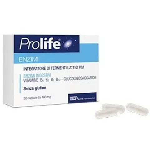 Prolife Enzimi Integratore Digestivo 30 Capsule – immagine 3