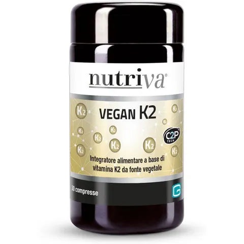 Nutriva Vegan K2 Integratore Vitamina K 30 Compresse – immagine 3