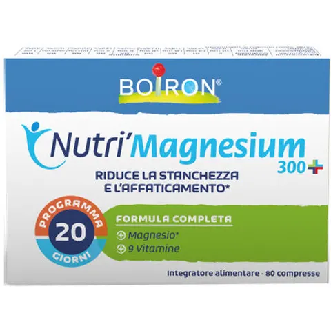 BOIRON Srl NUTRI MAGNESIUM 300+ 80Cpr – immagine 3