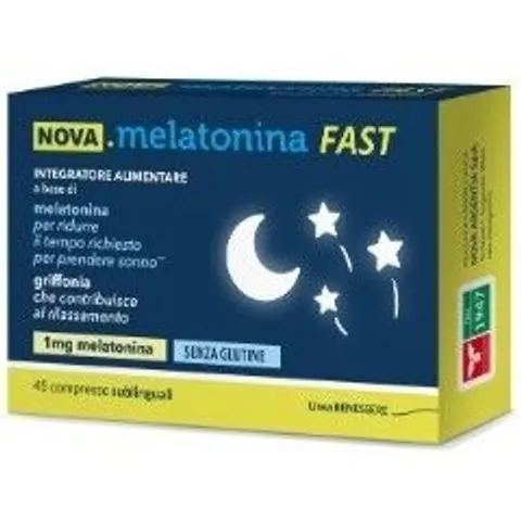 Nova Argentia Nova Melatonina Fast 1mg 45 Compresse – immagine 4