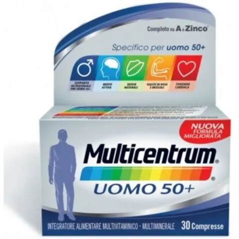 Multicentrum Uomo 50+ 30 Compresse – immagine 5