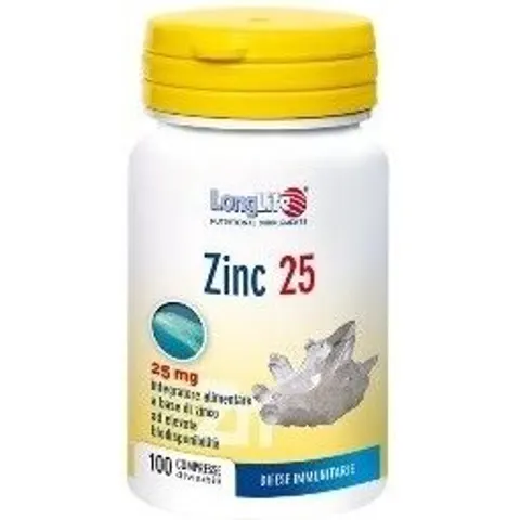 Longlife Zinc 25mg 100 Compresse – immagine 3