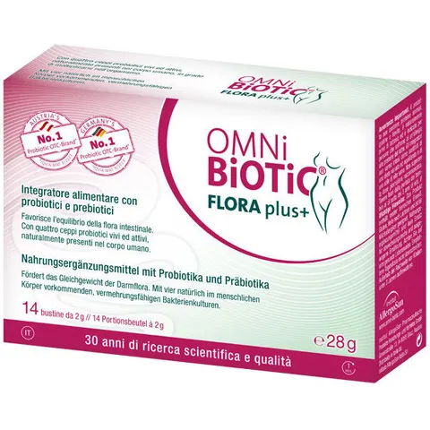 Omni Biotic Flora Plus+ 14 Bustine Da 2 G – immagine 3