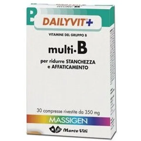 massigen Dailyvit+ MultiB Integratore Multiminerale 30 compresse – immagine 3