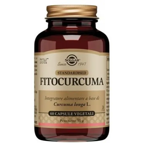 SOLGAR Fitocurcuma 60 Capsule Vegetali – immagine 3