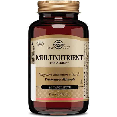 Solgar Multinutrient 30 tavolette – immagine 4