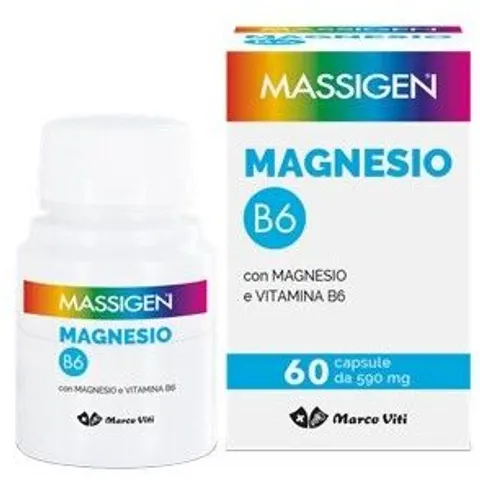 MASSIGEN Magnesio B6 60 Capsule – immagine 3