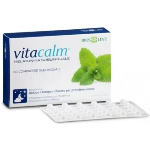 Vitacalm Melatonina Sublinguale 60 Compresse – immagine 4