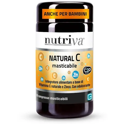 Nutriva Natural C 60 Compresse Masticabili – immagine 2