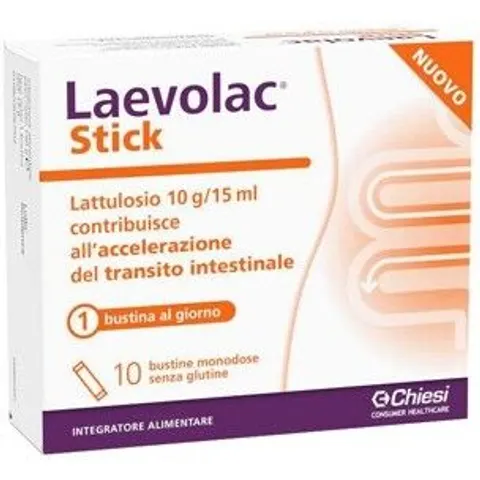 Laevolac Stick Integratore Benessere Intestinale 10 Bustine – immagine 5