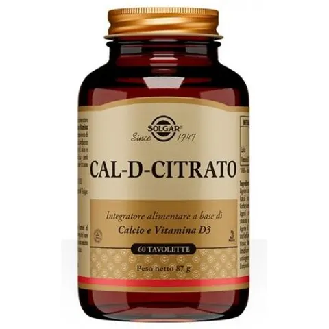 Solgar Cal D Citrato 60Tav – immagine 4