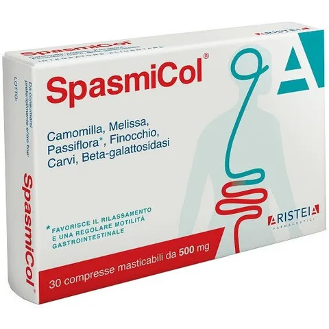 Spasmicol 30 compresse masticabili 500 mg – immagine 3