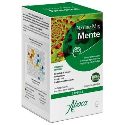 Aboca Natura Mix Advanced Mente 50 Cpr – immagine 5