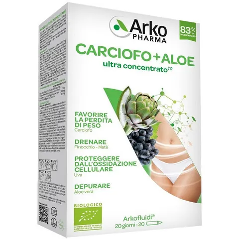 0 Arkofluidi Carciofo + Aloe Vera 2 Flaconcini – immagine 4