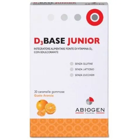 D3base junior 30 caramelle arancia – immagine 5
