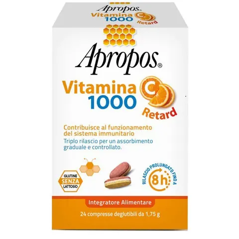 Apropos Vitamina C 1000 Retard 24 Compresse – immagine 4