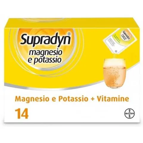 BAYER SpA Supradyn Magnesio e Potassio, 14 Bustine – immagine 3