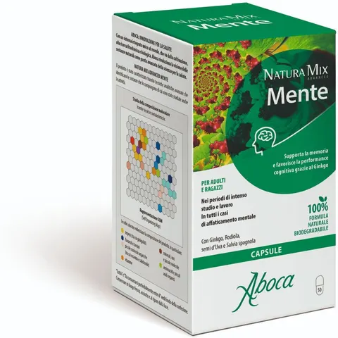 Aboca Natura Mix Advanced Mente 50 Cpr – immagine 4