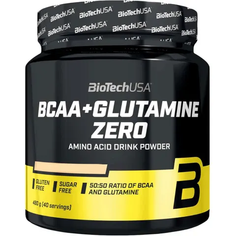 BIOTECH USA Bcaa + Glutamine Zero 480 Grammi – immagine 2