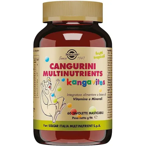 SOLGAR Cangurini Multinutrients 60 Tavolette Masticabili – immagine 4