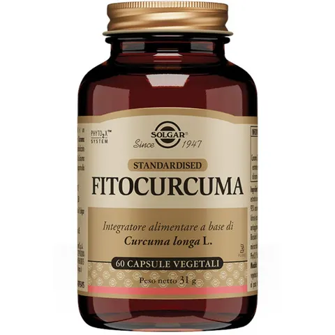 SOLGAR Fitocurcuma 60 Capsule Vegetali – immagine 2