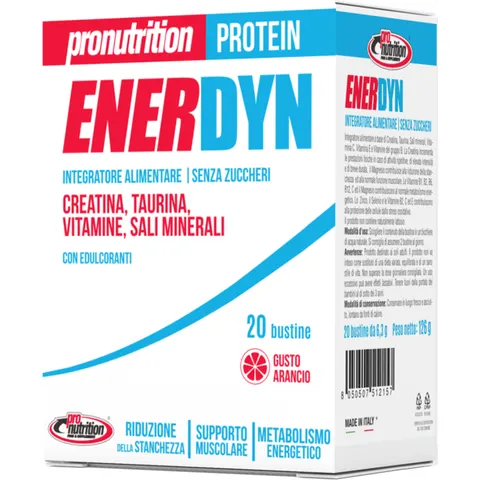 Pro Nutrition Pronutrition Enerdyn 20 Bustine Arancia – immagine 2