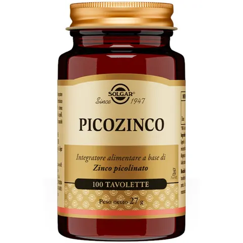 SOLGAR Picozinco 100 Tavolette – immagine 5
