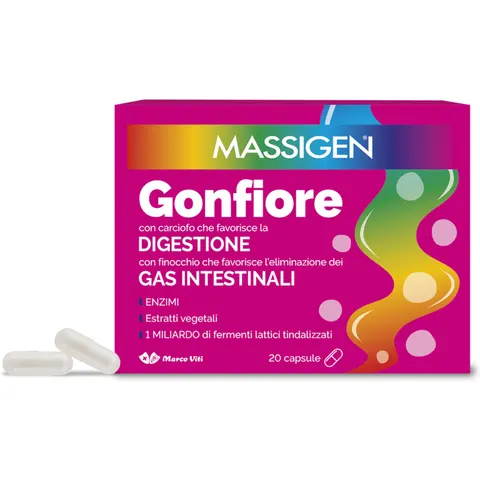 MASSIGEN Gonfiore 20 Capsule – immagine 5