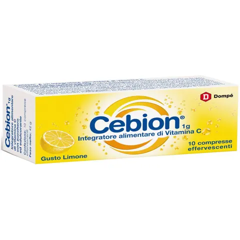Dompe'Primary(Paraf) Cebion Effervescente Vitamina C Limone 10cpr – immagine 3