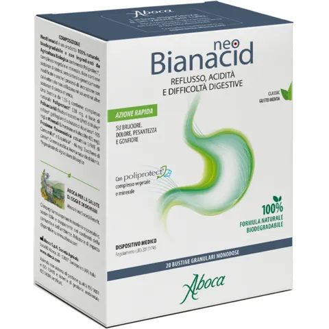 ABOCA Neobianacid Granulare Limone 20 Bustine – immagine 3