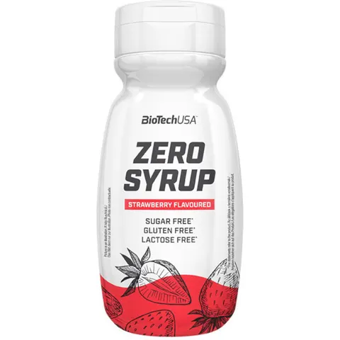 BIOTECH USA Zero Syrup Fragola 320 Ml – immagine 2