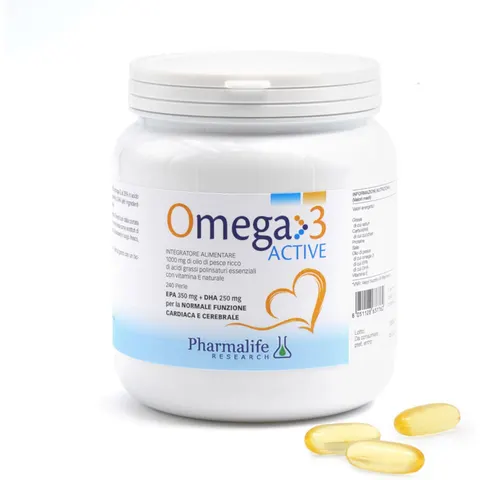 Pharmalife research Omega 3 Active Integratore 240 Perle – immagine 2