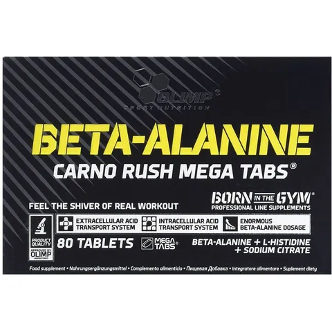 OLIMP Beta-Alanine Carno Rush Mega Tabs 80 Tavolette – immagine 2