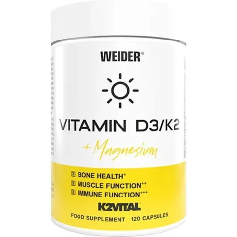 WEIDER Vitamin D3+k2 120 Capsule – immagine 2