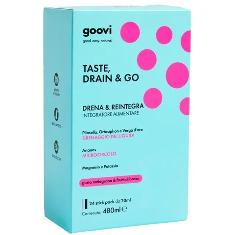 GOOVI Taste Drain E Go 24 Stick Pack Da 20 Ml – immagine 4