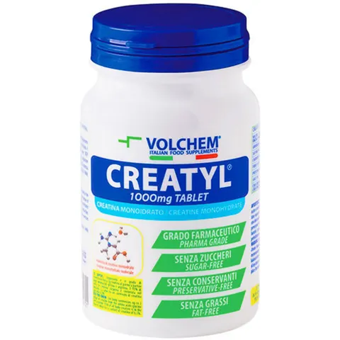Volchem Creatyl 1000 mg 120 Cpr Creatina – immagine 2