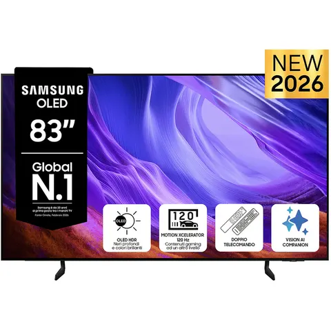 Samsung TV OLED 83" Qe83s85haexzt Black – immagine 2