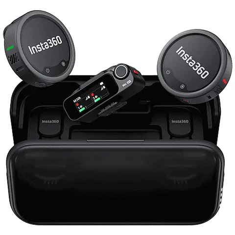 INSTA360 Mic Pro (2 Tx + 1 Rx)-nero – immagine 2