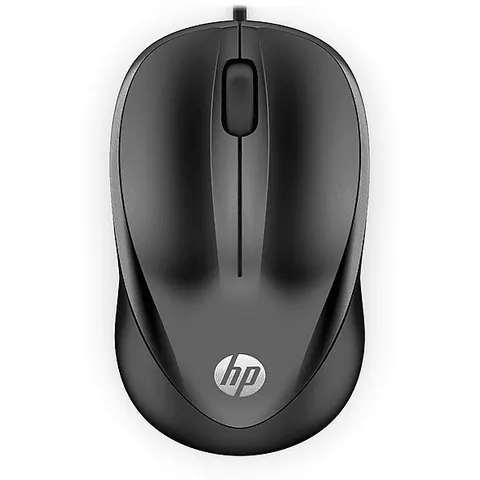 HP Wired Mouse 1000-nero – immagine 3