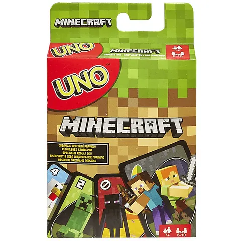 Mattel CARTE DA GIOCO Uno Minecraft – immagine 4