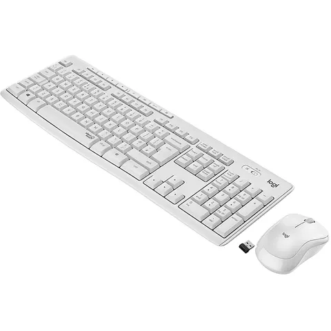 Logitech Tastiera + Mouse MK 295 bianca – immagine 2