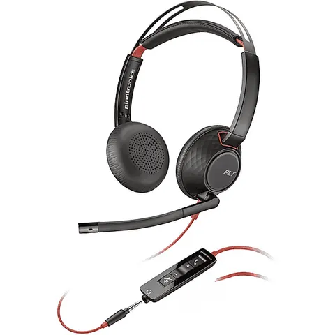 POLY Cuffie Stereo Blackwire 5220-nero – immagine 2