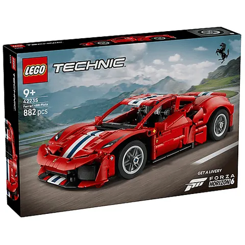 Lego Technic Auto Ferrari 488 Pista 42235, Multicolore – immagine 3