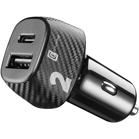 Cellular Line CAR MULTIPOWER Cbrusb2pd32wk Nero – immagine 2