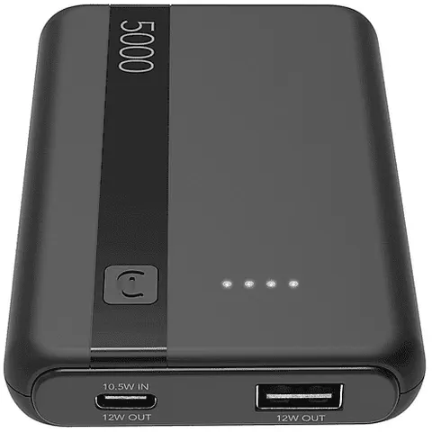 Cellular Line Power Bank PBENTRY5000K Nero – immagine 2