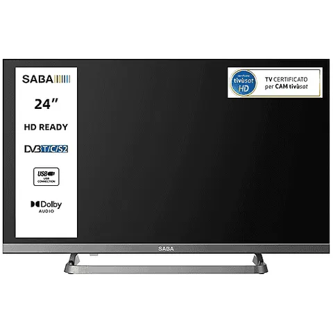 SABA Tv LED 24" Sa24sm10 Grigio – immagine 2